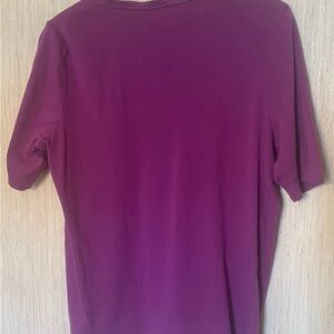 Chico's Ultimate Tee in Rich Purple